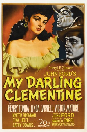 The poster for 1946's My Darling Clementine